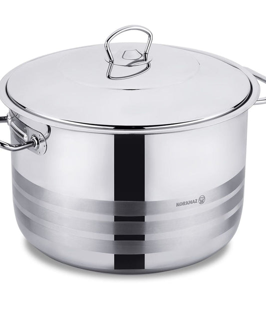 Korkmaz Mega Stainless Steel Casserole Pot