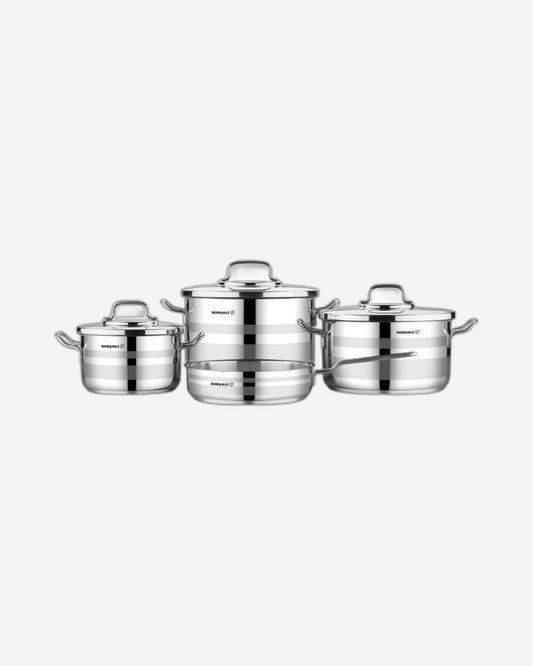 Korkmaz Astron 7 pcs Induction Base Cookware Set