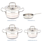 Korkmaz Astron Cookware Set 7Pc Induction