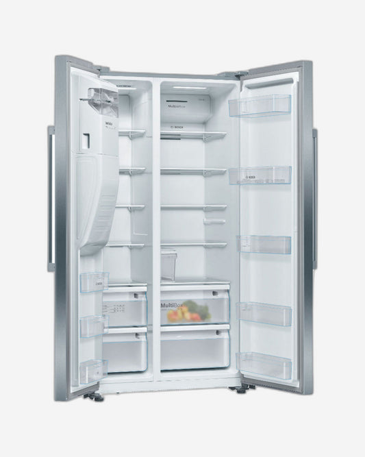 Bosch Series 4 American Side By Side Refrigerator 178.7x90.8cm