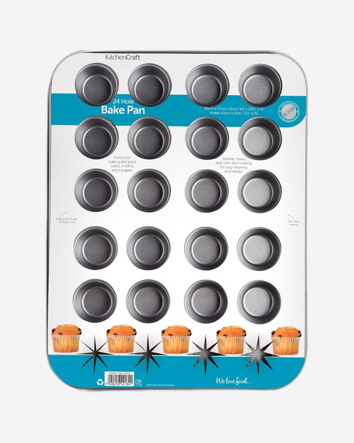 Kc Baking Pan 35X27Cm 24 Cup Non-Stick