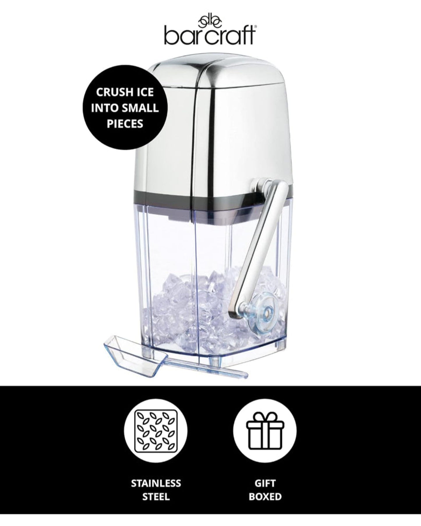 Bc Rotary Action Ice Crusher Acrylic