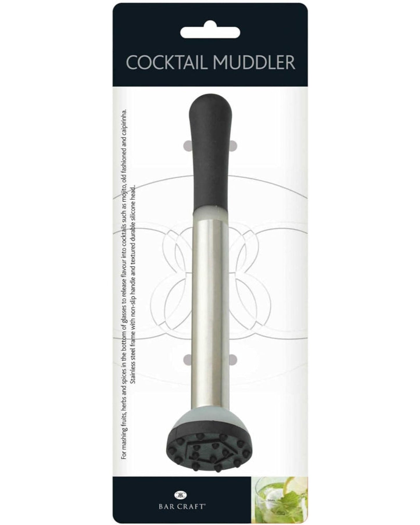 Bc Cocktail Muddler S/Steel