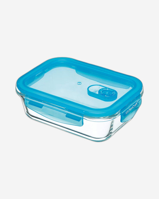 Kc Rect Storage Container 1 Litre Glass
