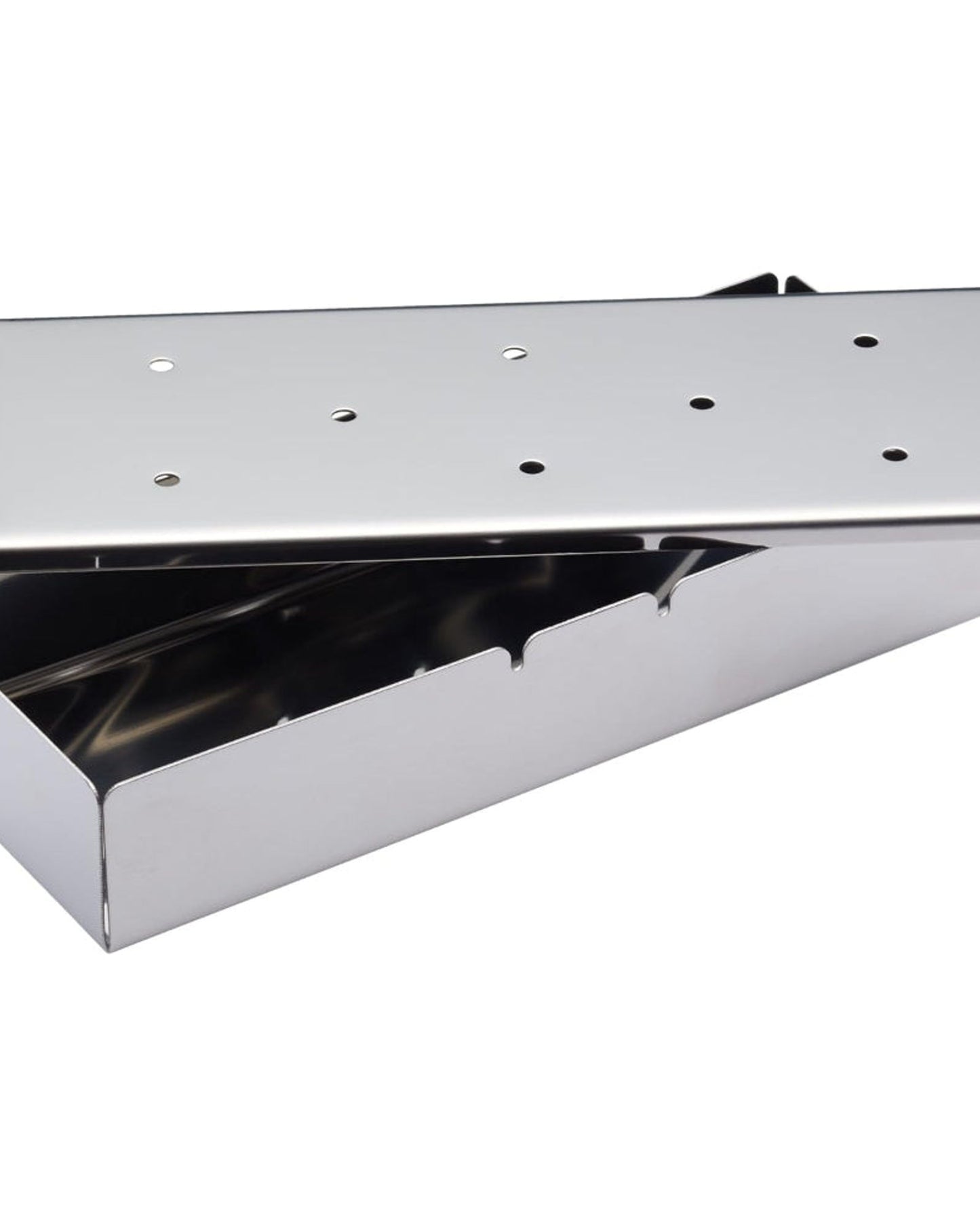 Hm Wood Chip Smoker Box 22Cm S/Steel