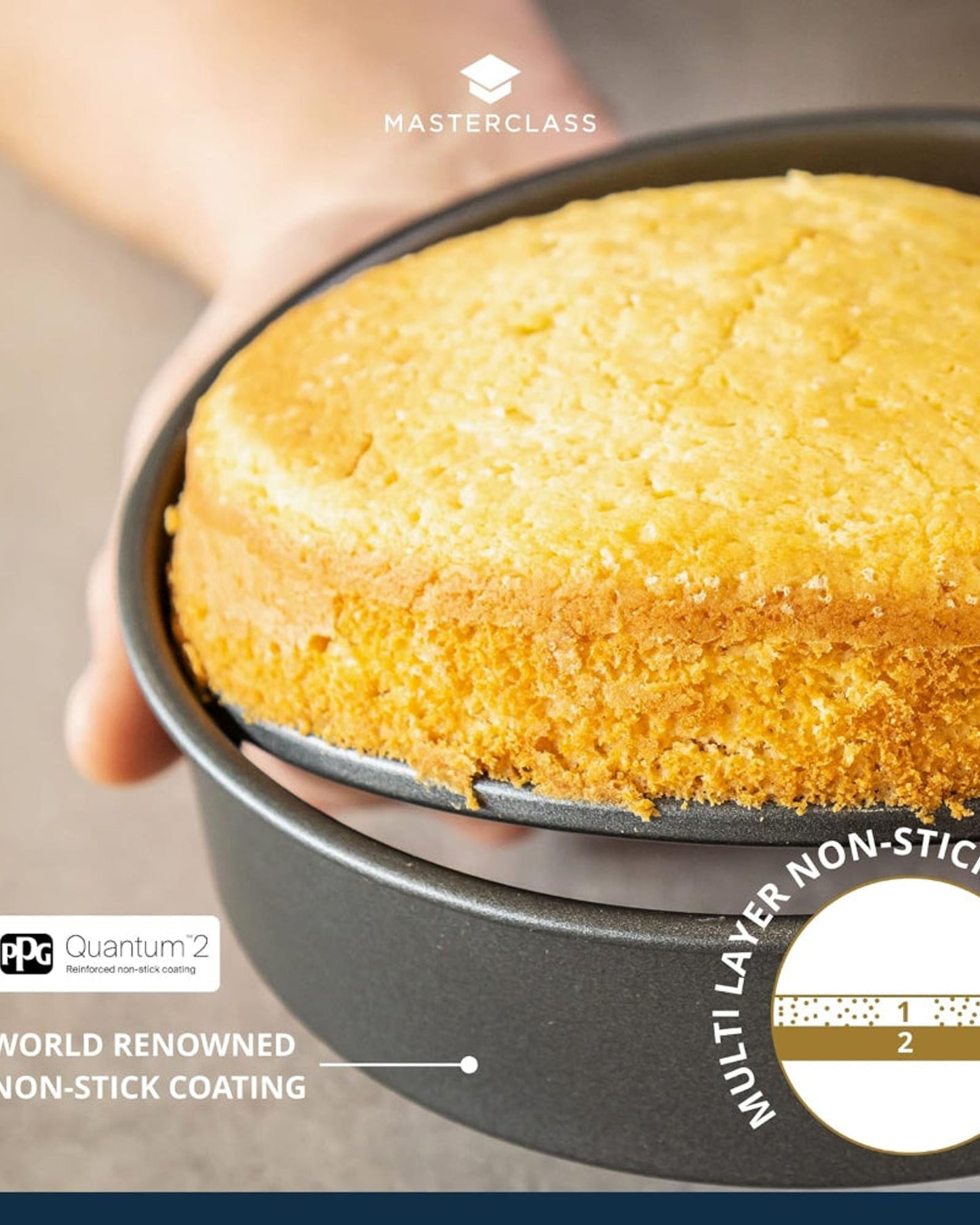 Mc Hb Deep Cake Pan 23Cm Non-Stick