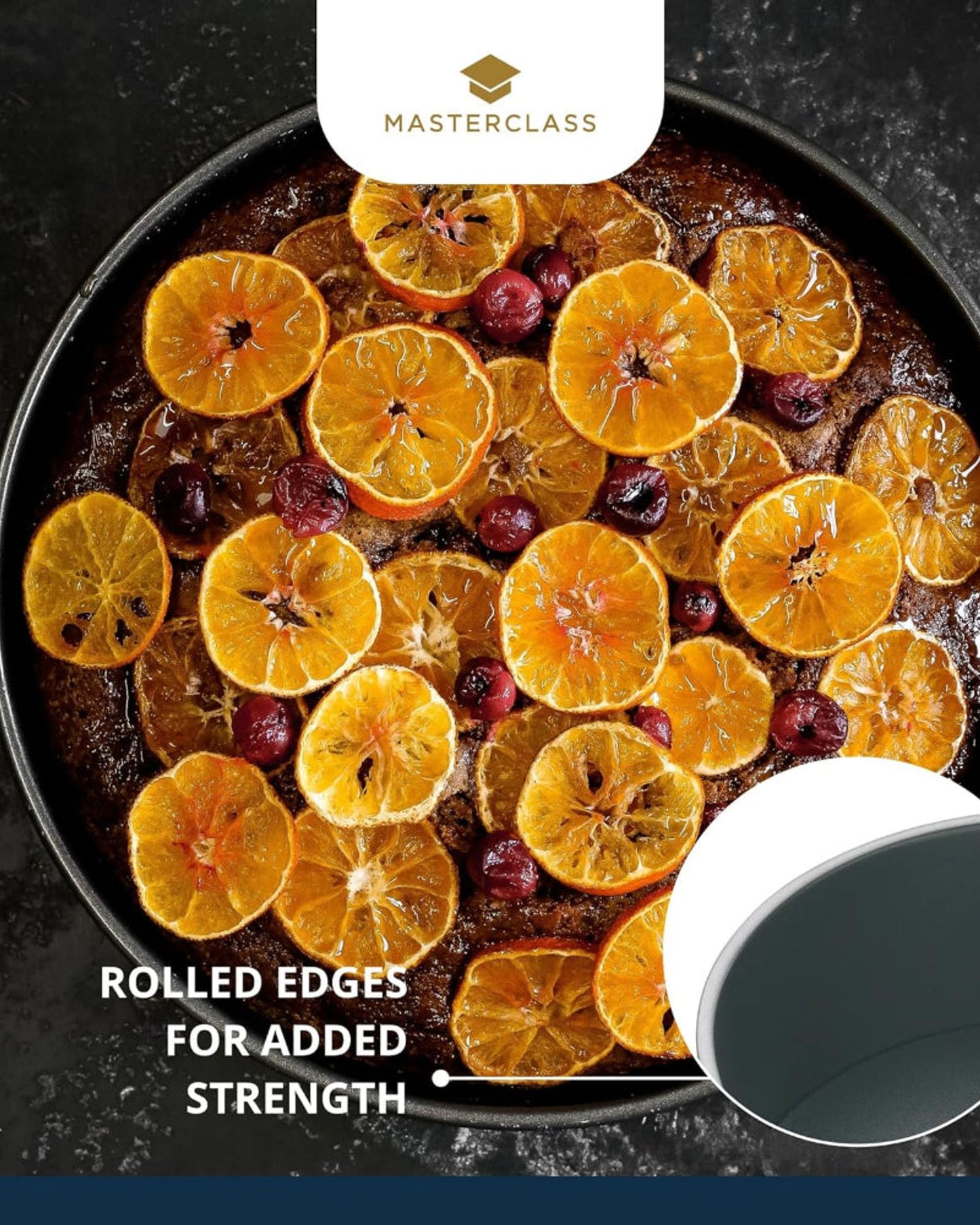 Mc Hb Deep Cake Pan 23Cm Non-Stick