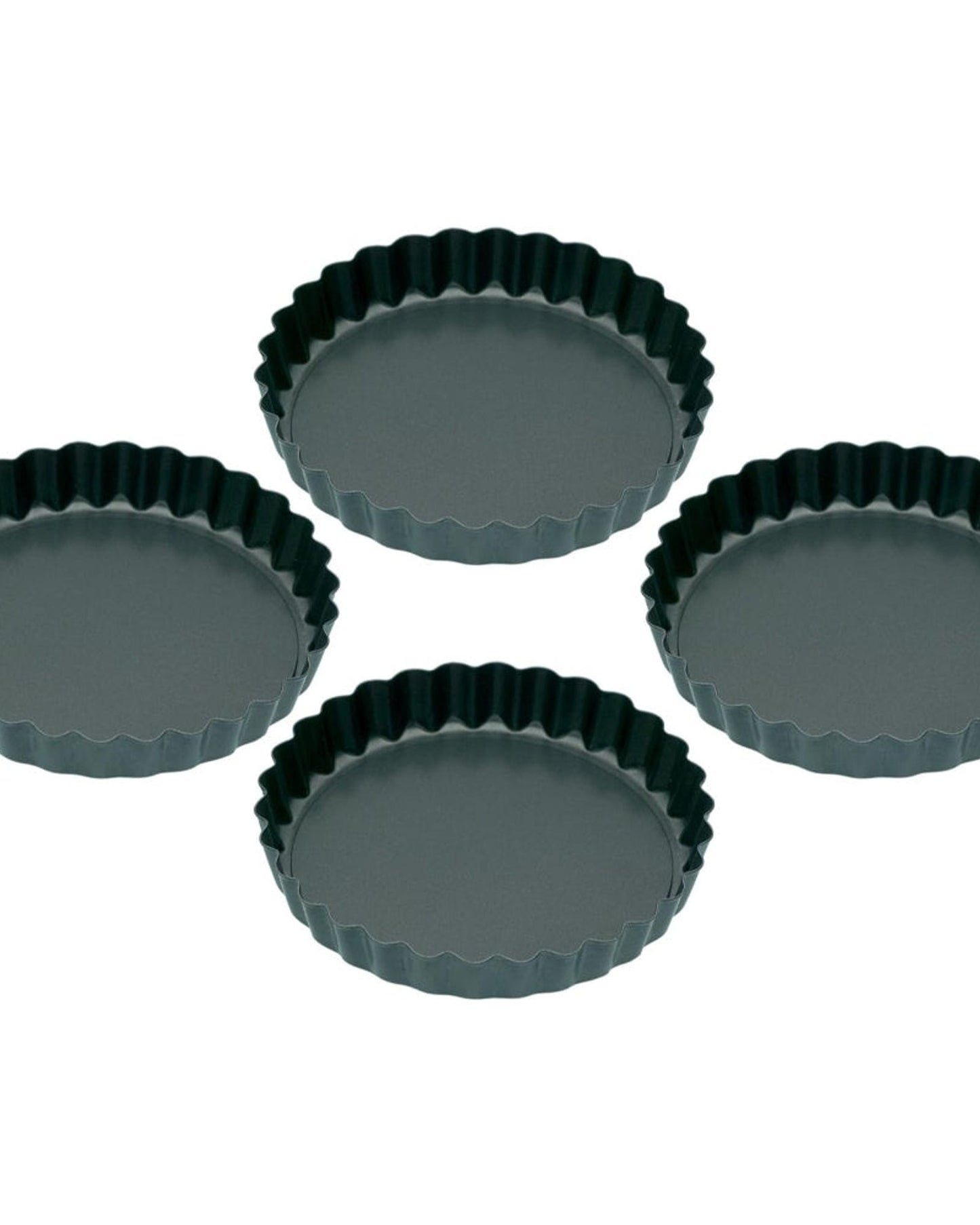 Kc Mini Flan/Tart Tin Set Of 4 Non-Stick