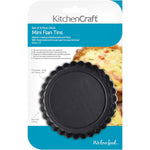 Kc Mini Flan/Tart Tin Set Of 4 Non-Stick