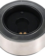 Cuisine Art Rechargeable Pepper Mill, Silver | Electric, Battery-Free | Adjustable Grind Settings for Fresh Pepper