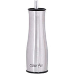 Cuisine Art Plastic One-Hand Silver Pepper Mill | Manual Operation | Compact & Ergonomic Design | Adjustable Coarseness