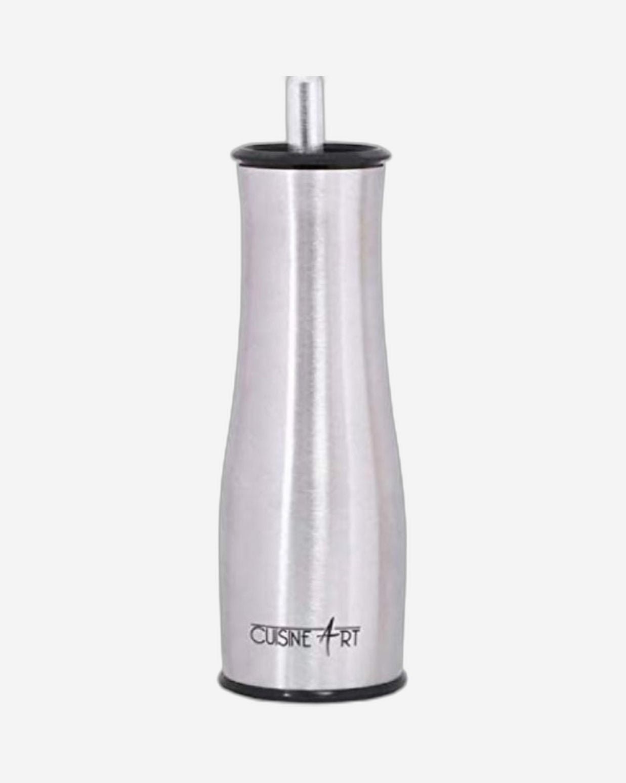 Cuisine Art Plastic One-Hand Silver Pepper Mill | Manual Operation | Compact & Ergonomic Design | Adjustable Coarseness