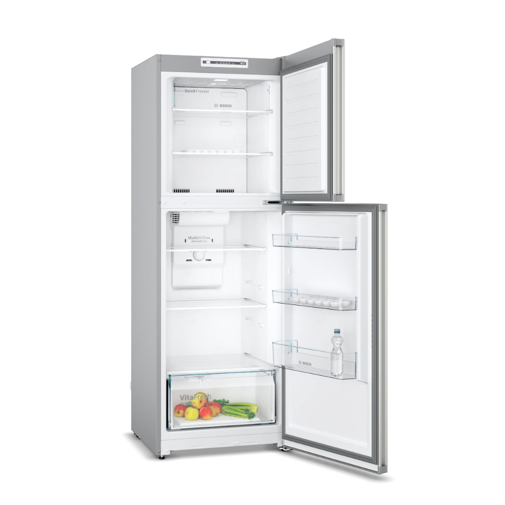 Bosch Series 2 Freestanding Refrigerator with Freezer at Top 171x60cm