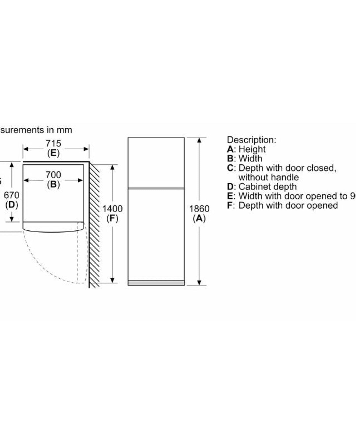 Bosch Series 4 Free-Standing Fridge-Freezer