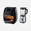 Kenwood 11L Digital Air Fryer + Oven Black + 2L Glass Blender with Multi-Speed Control