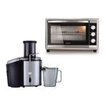 KENWOOD OVEN 56L- MOM56.000SS + JUICER 800W STEEL - JEM02.A0BK