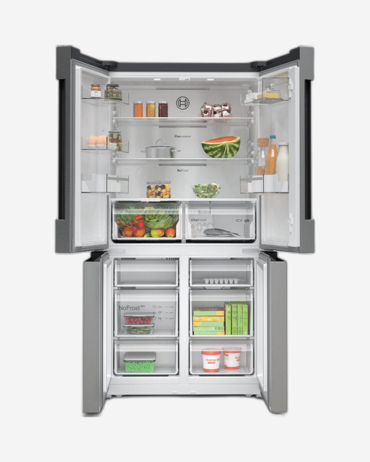 Bosch Series 4 French Door Refrigerator Bottom Freezer