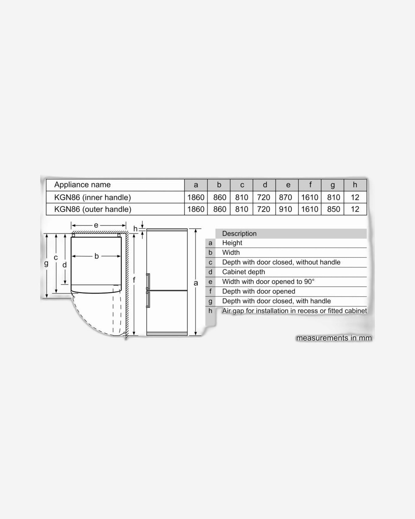 Bosch Series 6 Bottom Freezer Refrigerator