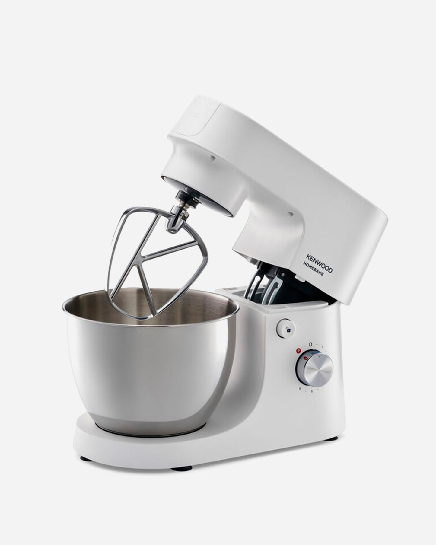 KENWOOD Stand Mixer HOMEBAKE Kitchen Machine 1400W with Blender KHH01.220SI Silver