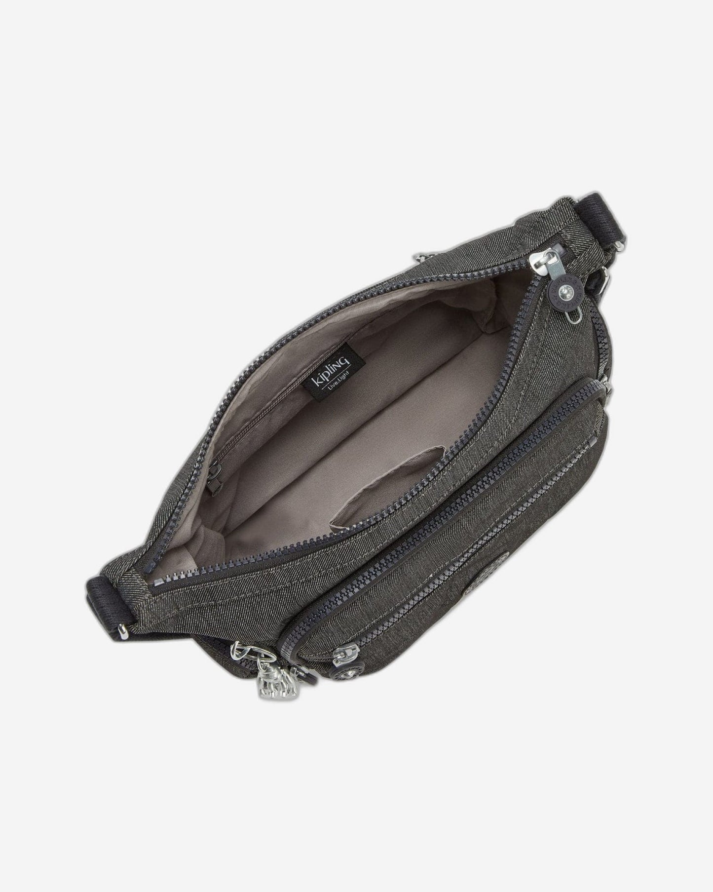 Kipling Gabbie S Black Peppery Small Crossbody Bag C2I2899-78S