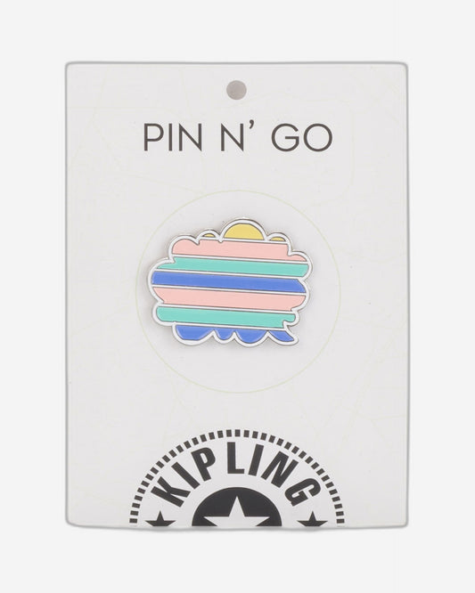 Kipling Stripy Cloud Mix Col Ss20 Accessory Pin C2I4135-Q54