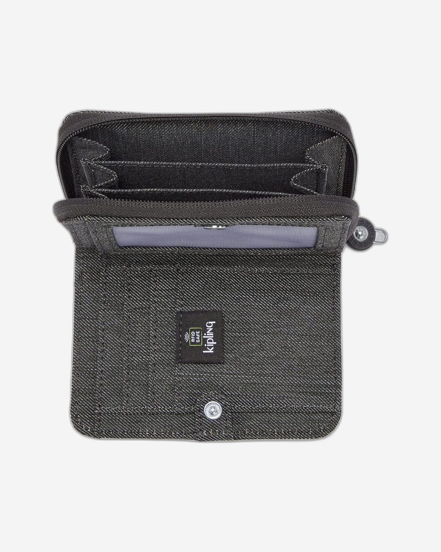 Kipling Money Love Black Peppery Medium Wallet C2I4690-78S