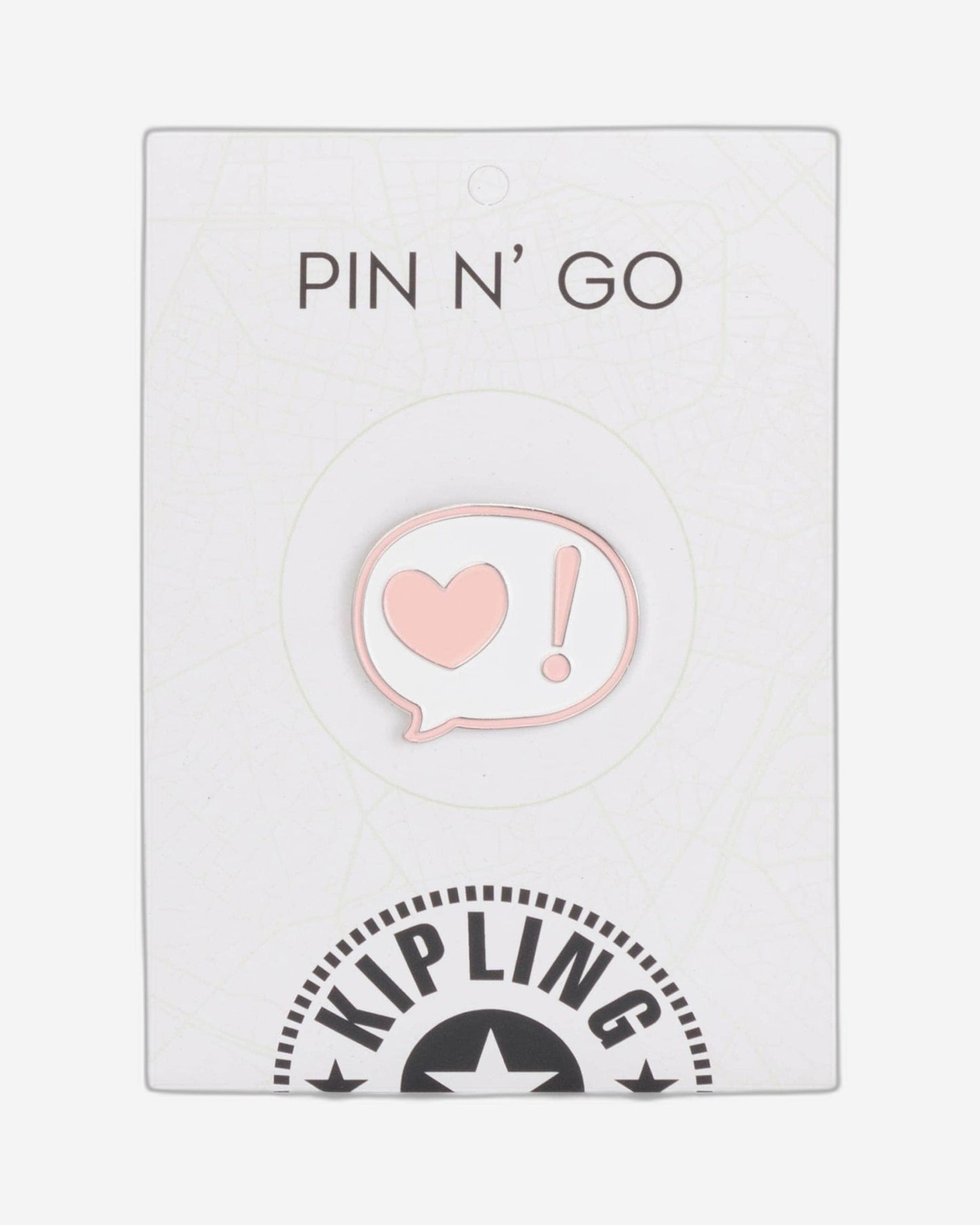 Kipling Talking Heart Mix Col Ss20 Accessory Pin C2I7039-Q54