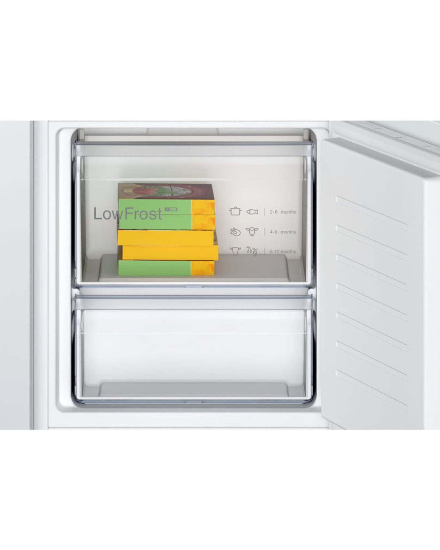 Bosch Series 2 Built-In Bottom Freezer Refrigerator