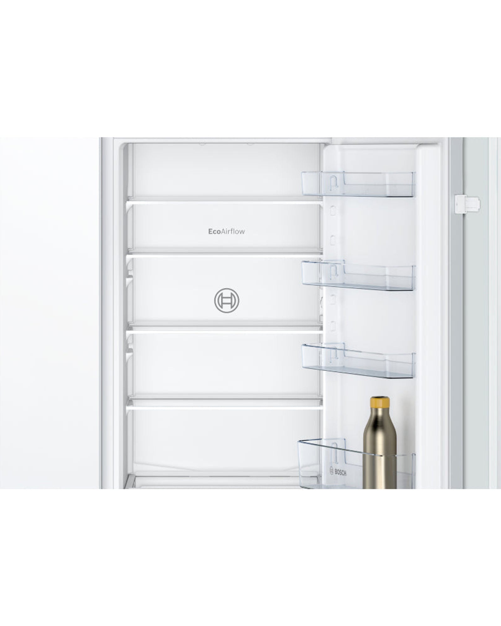 Bosch Series 2 Built-In Fridge-Freezer Refrigerator with Freezer at Bottom 177.2x54.1cm