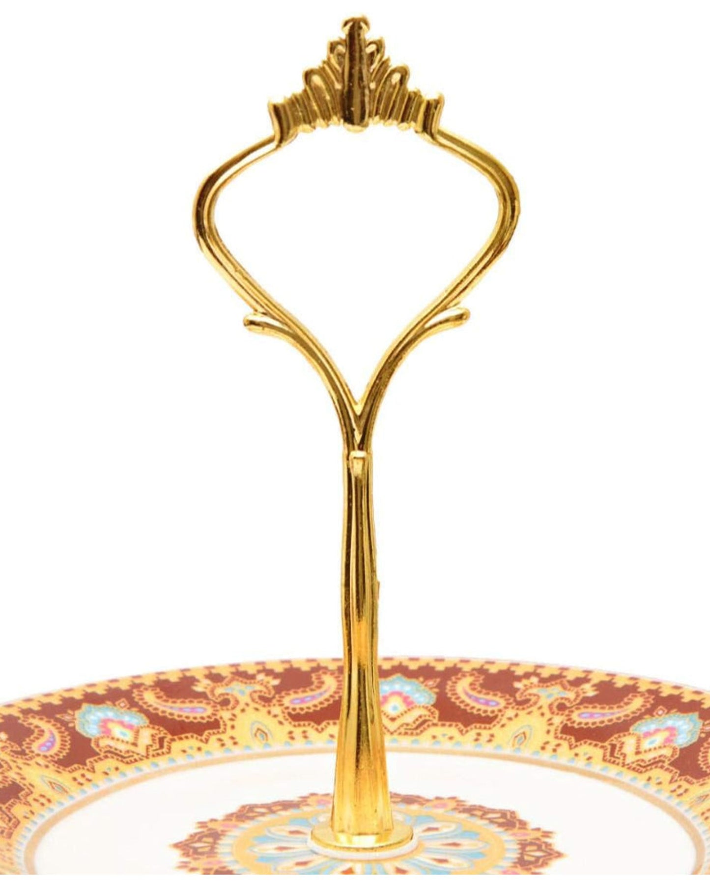 Shallow 3-Tier Bone China Cake Stand - Elegant White Porcelain Cake Stand for Desserts, Cupcakes, and Treats