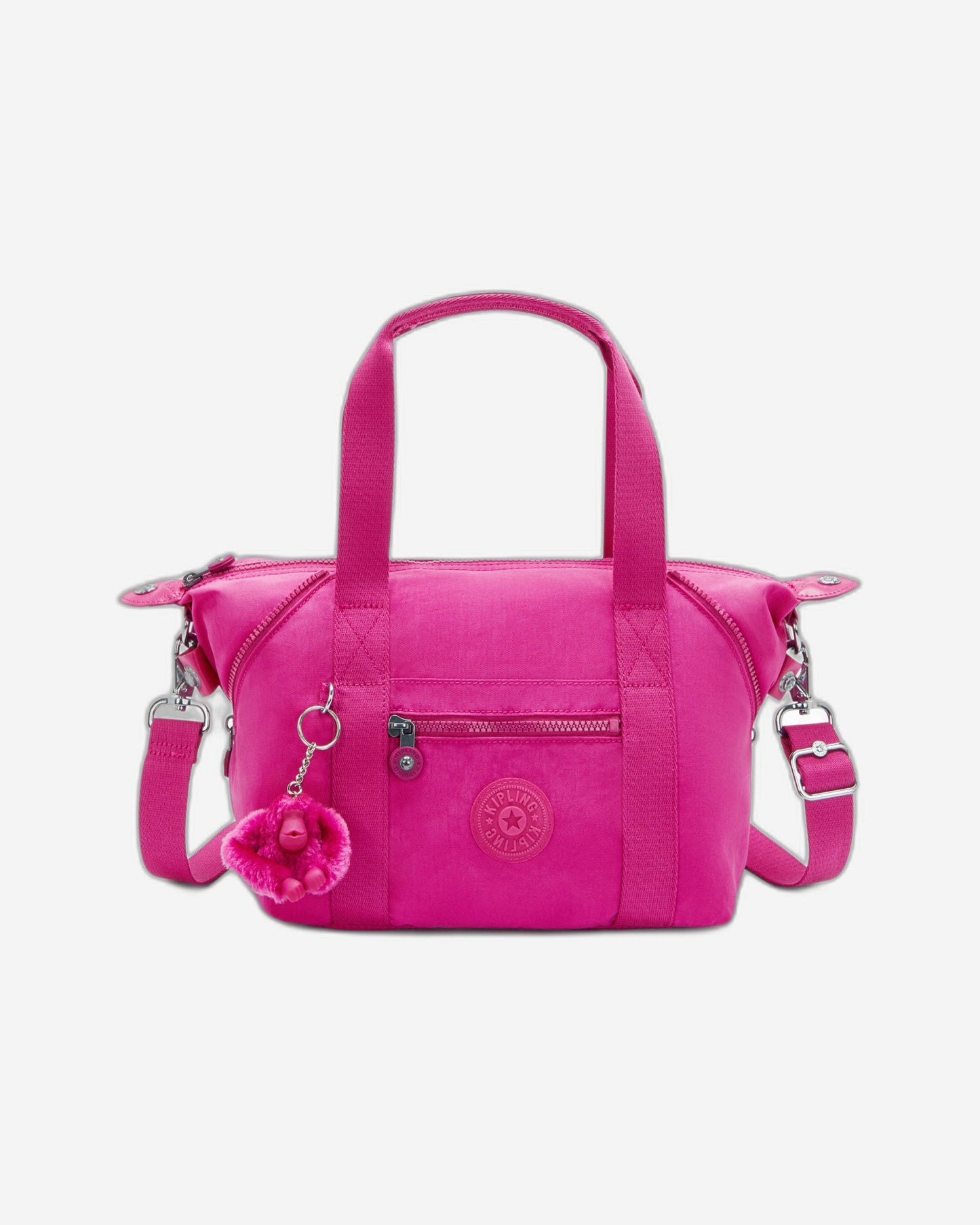 Kipling Art Mini Glowing Fuchsia Small Handbag  01327-3KU