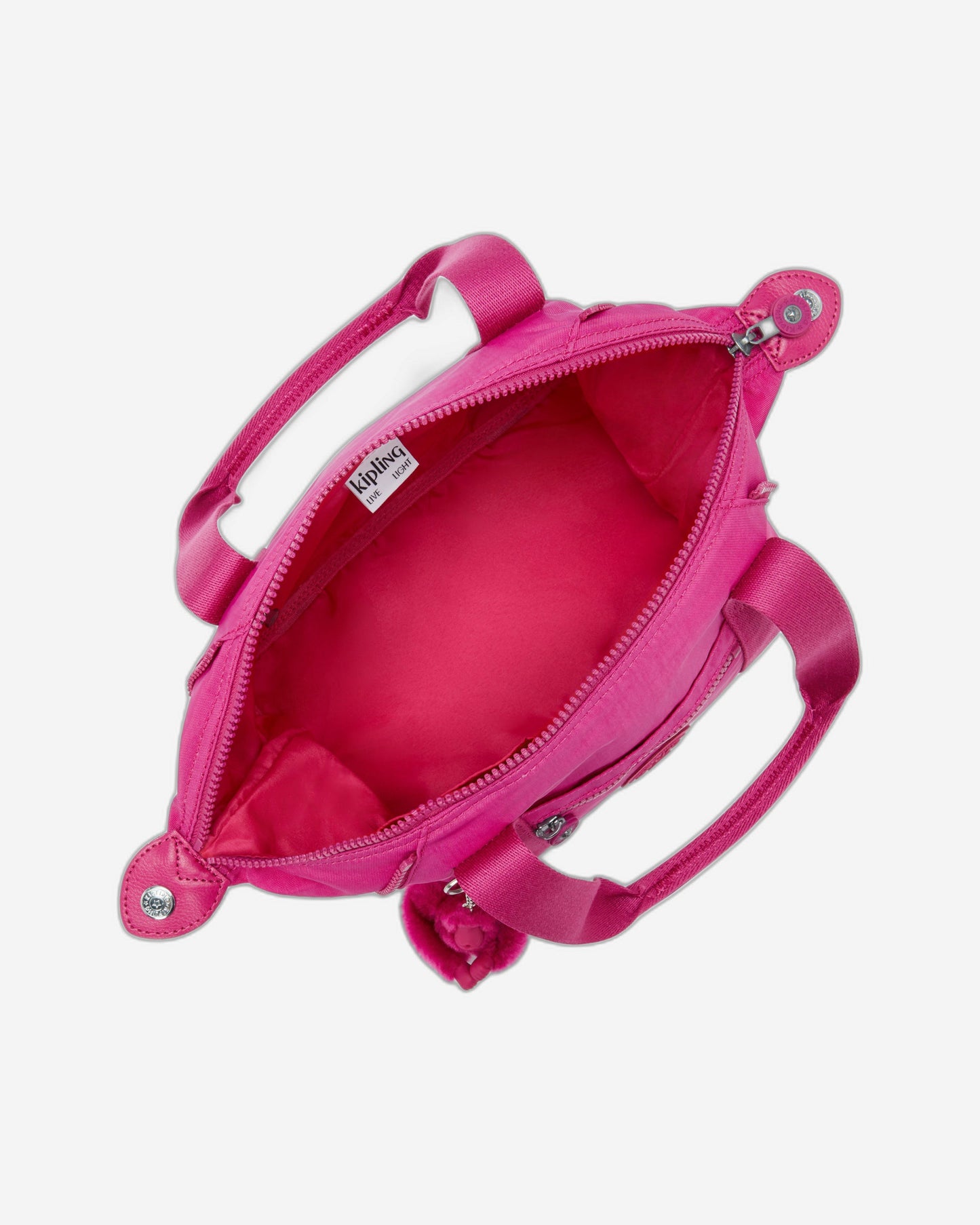 Kipling Art Mini Glowing Fuchsia Small Handbag  01327-3KU