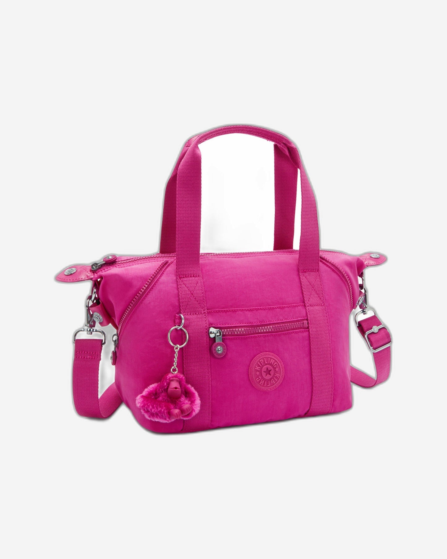 Kipling Art Mini Glowing Fuchsia Small Handbag  01327-3KU
