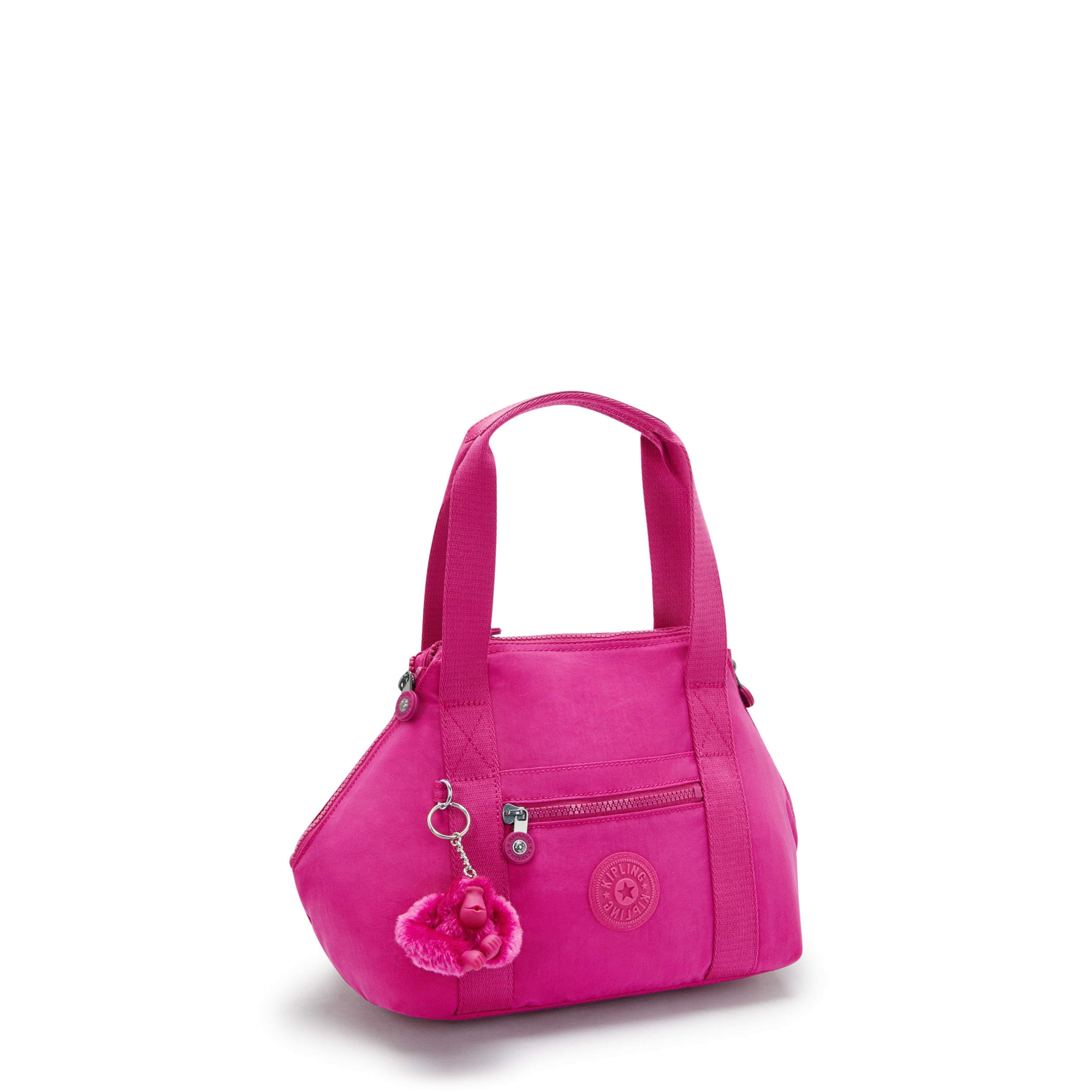 Kipling Art Mini Glowing Fuchsia Small Handbag  01327-3KU