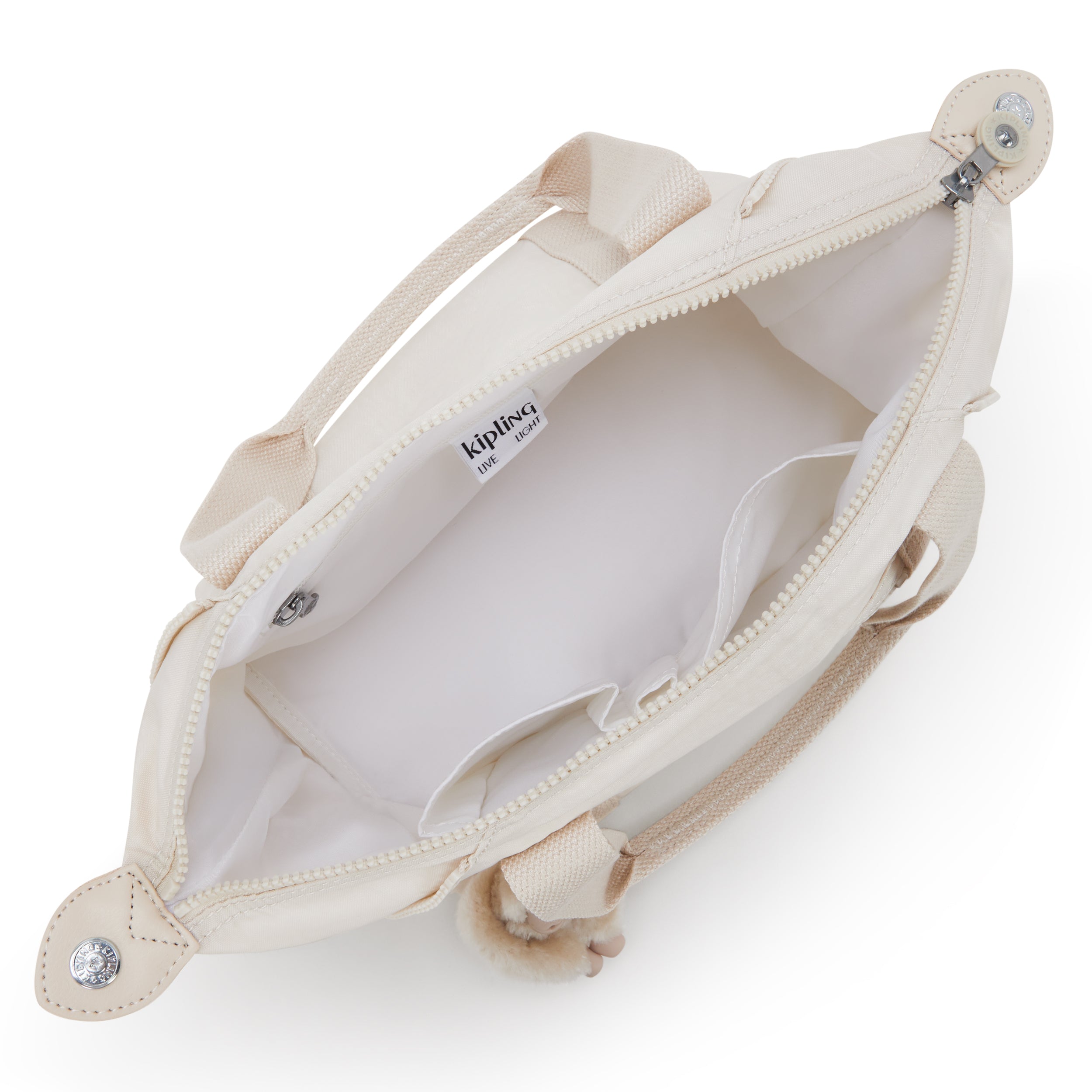 Kipling Art Mini Hideaway Beige Shoulder Bag 01327-7JR