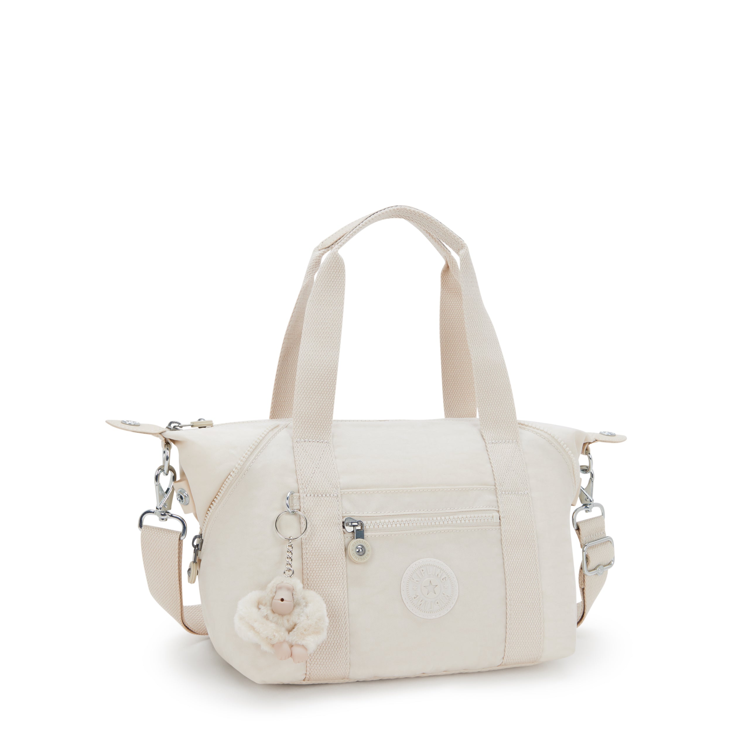 Kipling Art Mini Hideaway Beige Shoulder Bag 01327-7JR