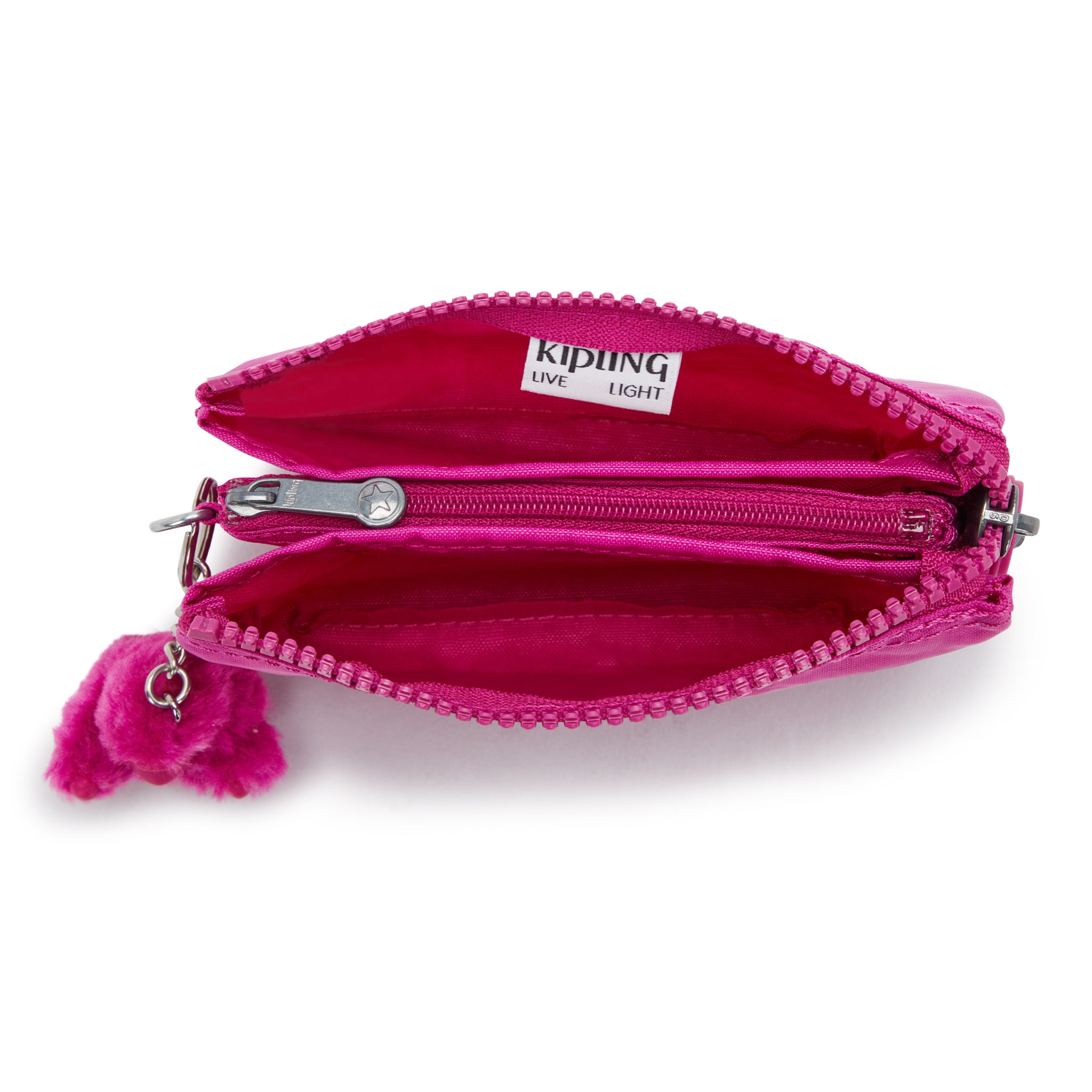 Kipling Creativity S Glowing Fuchsia Purse 01864-3KU