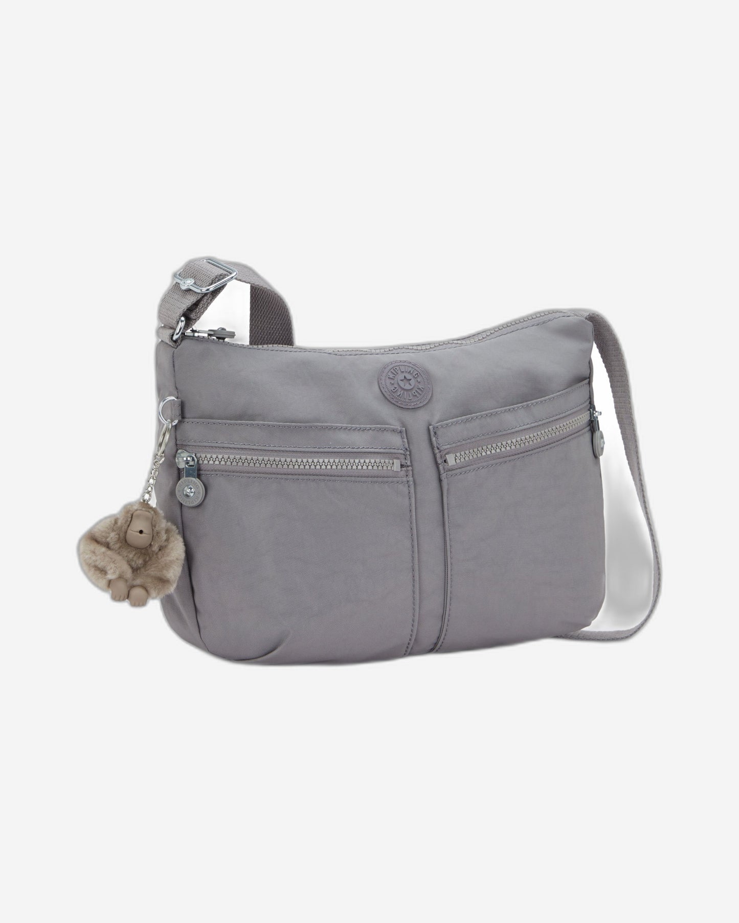 Kipling Izellah Inviting Grey Medium crossbody 02144-8DH