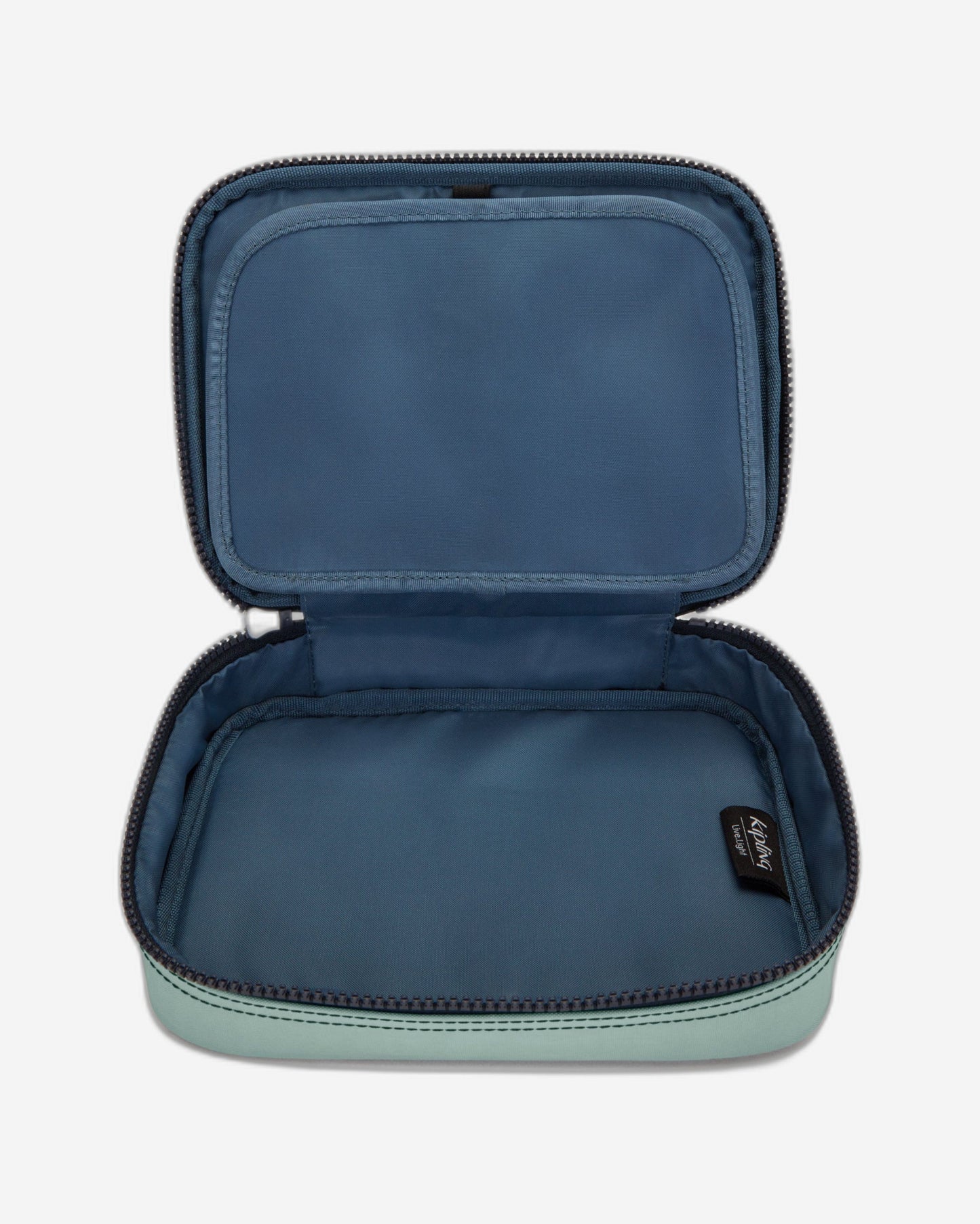 Kipling 100 Pens Sea Green Block Large Pencase C209405-P3W