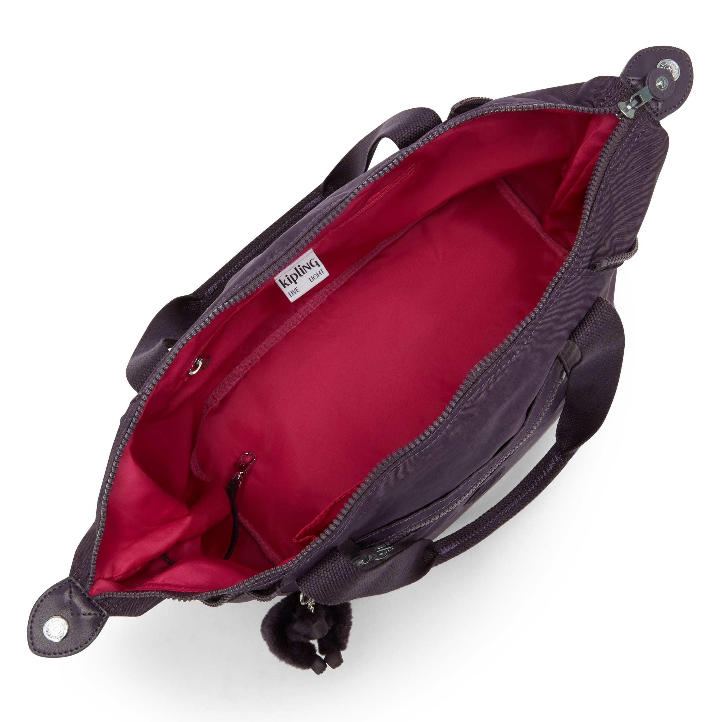 Kipling Art Ultimate Plum Medium Tote 10619-67U
