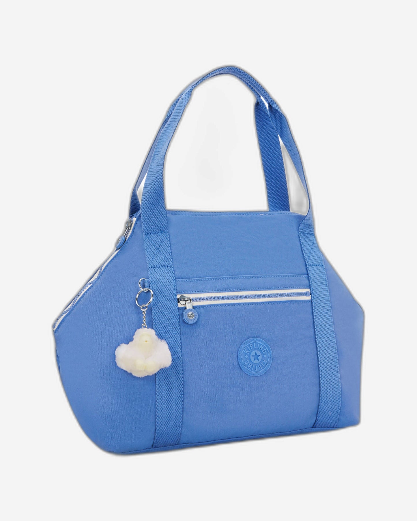 Kipling Art Cocktail Blue Medium Tote With Removable Shoulderstrap 10619-87S