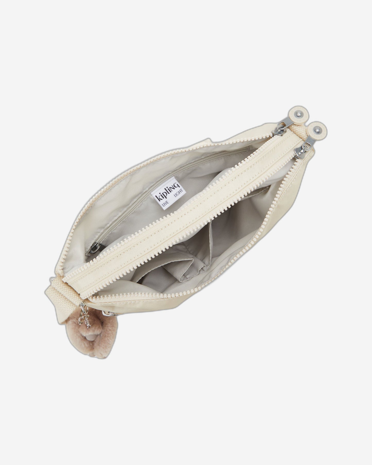 Kipling Alvar Beige Pearl Medium Crossbody Bag C212472-3KA
