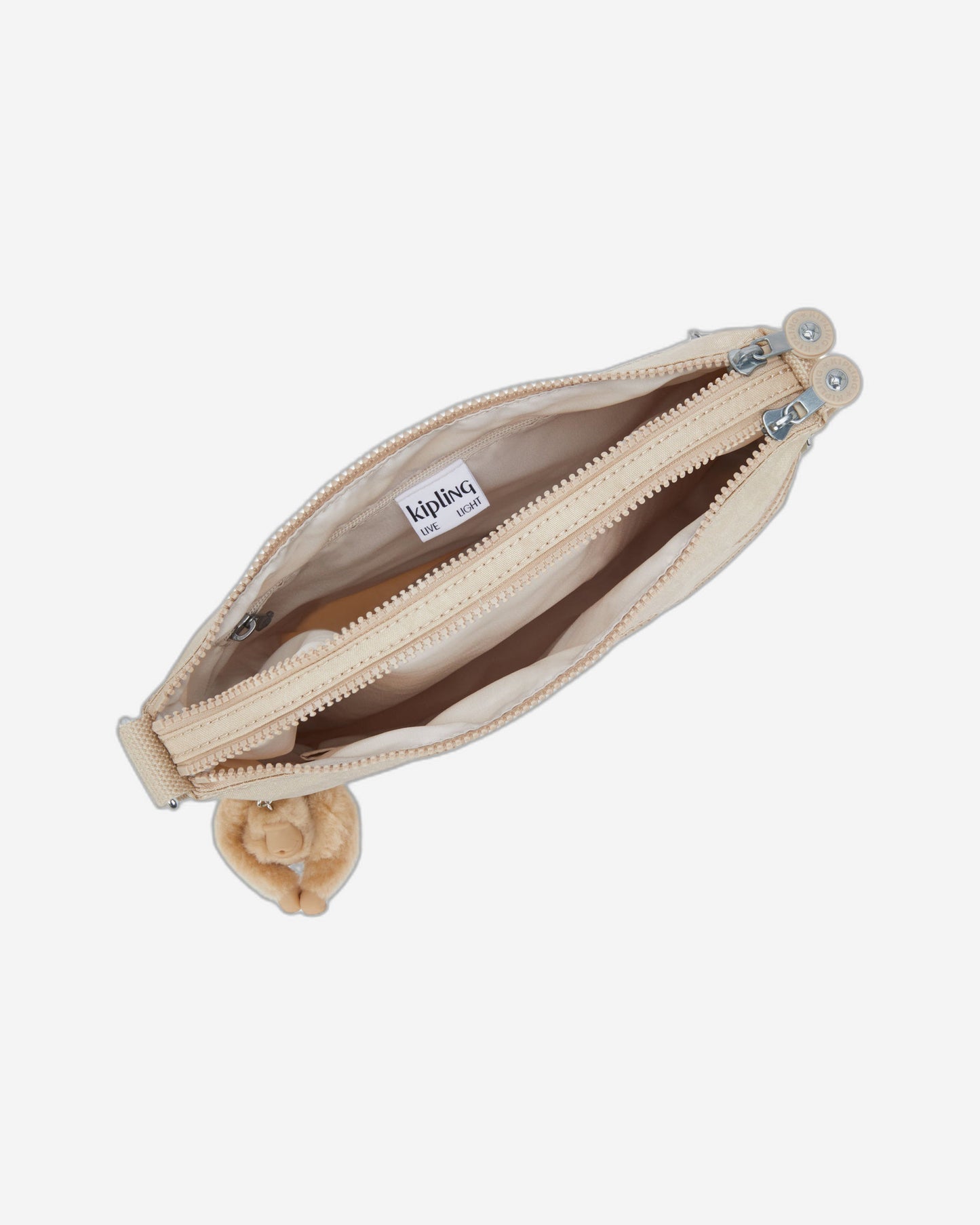 Kipling Alvar Sparkled Beige Medium crossbody 12472-5DV