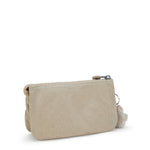 Kipling Creativity L Signature Beige Embossed Purse 13093-96A
