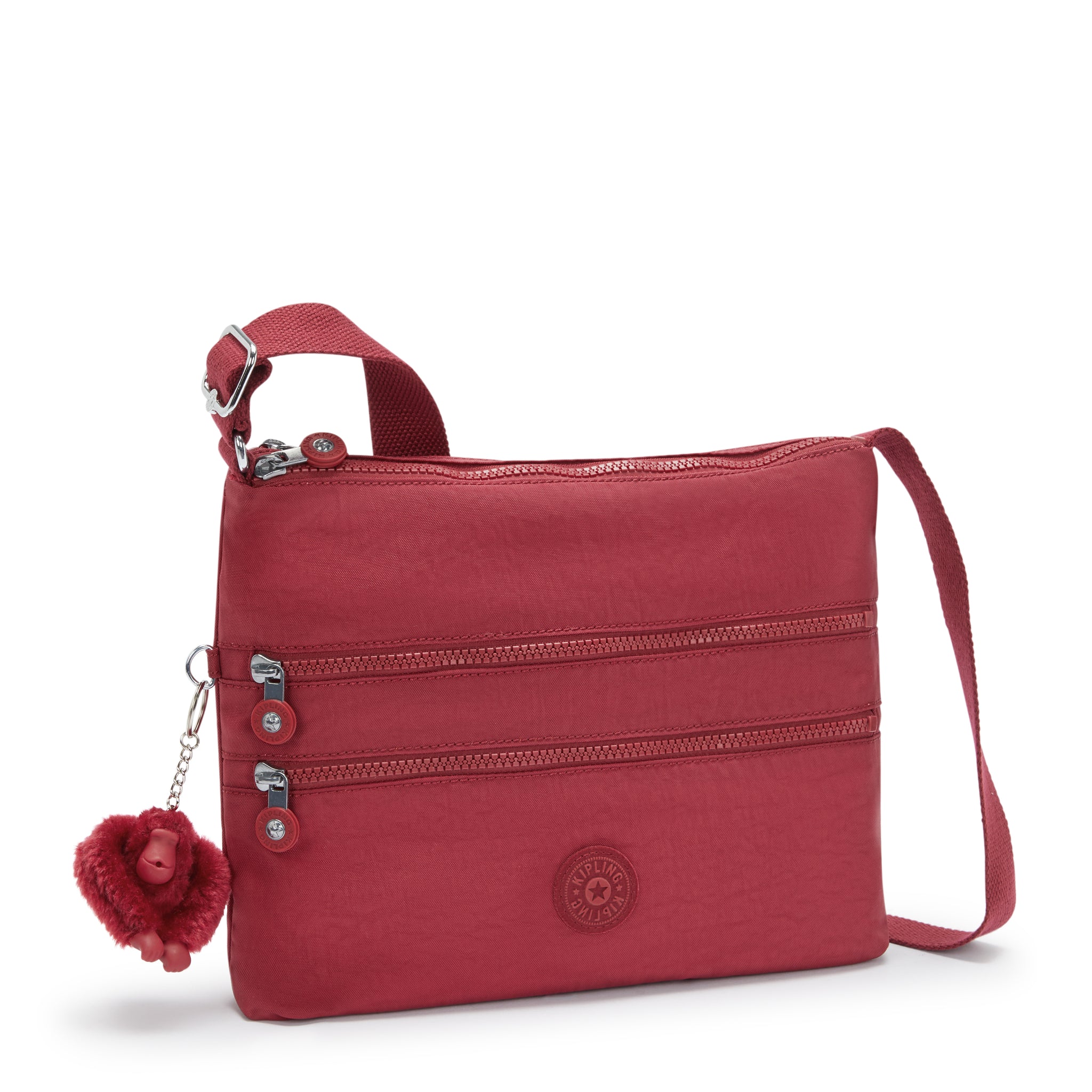Kipling Alvar Funky Red Crossbody Bag 13335-4SS