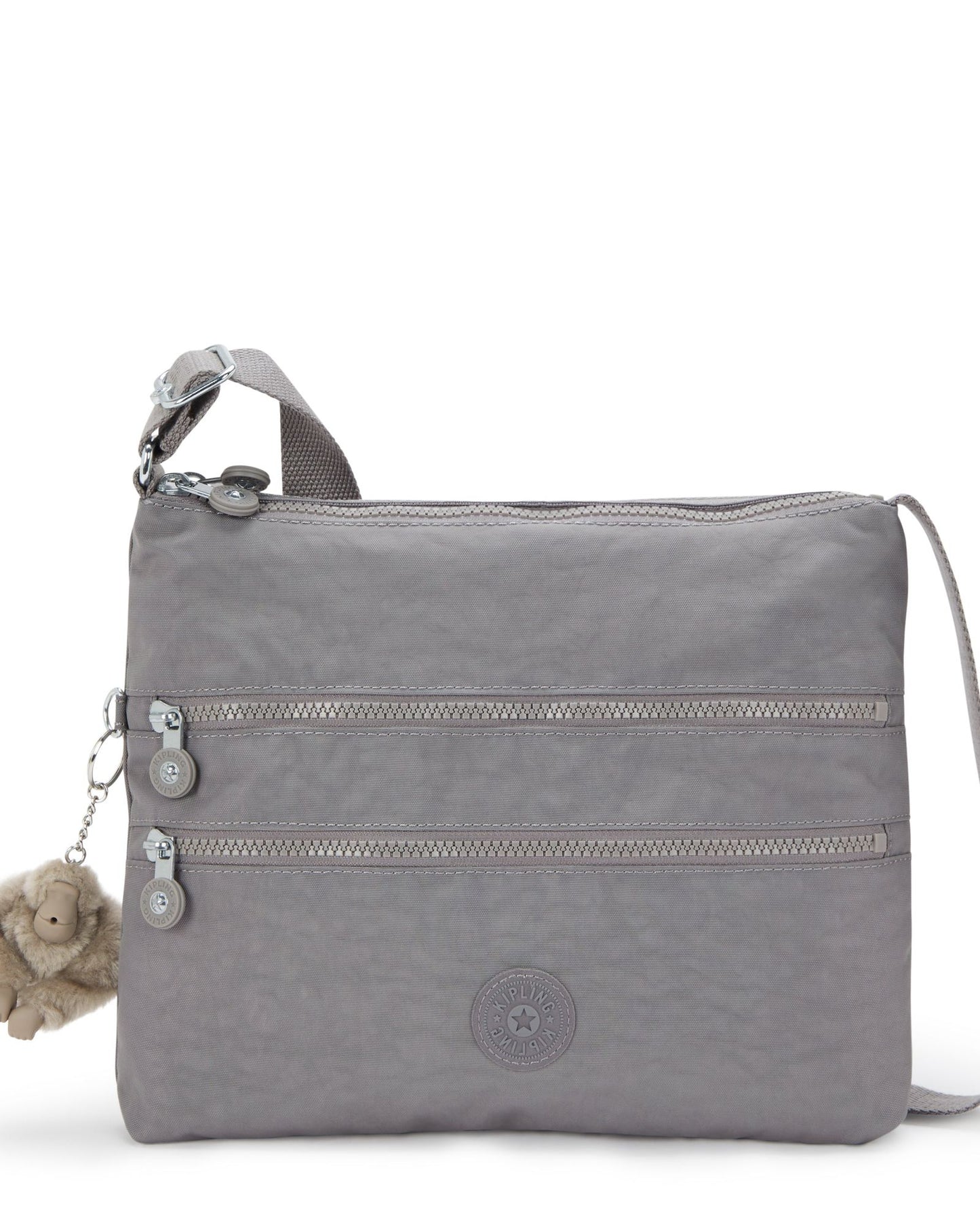 Kipling Alvar Inviting Grey Medium crossbody 13335-8DH
