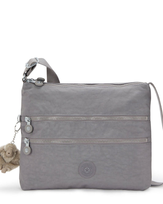 Kipling Alvar Inviting Grey Medium crossbody 13335-8DH