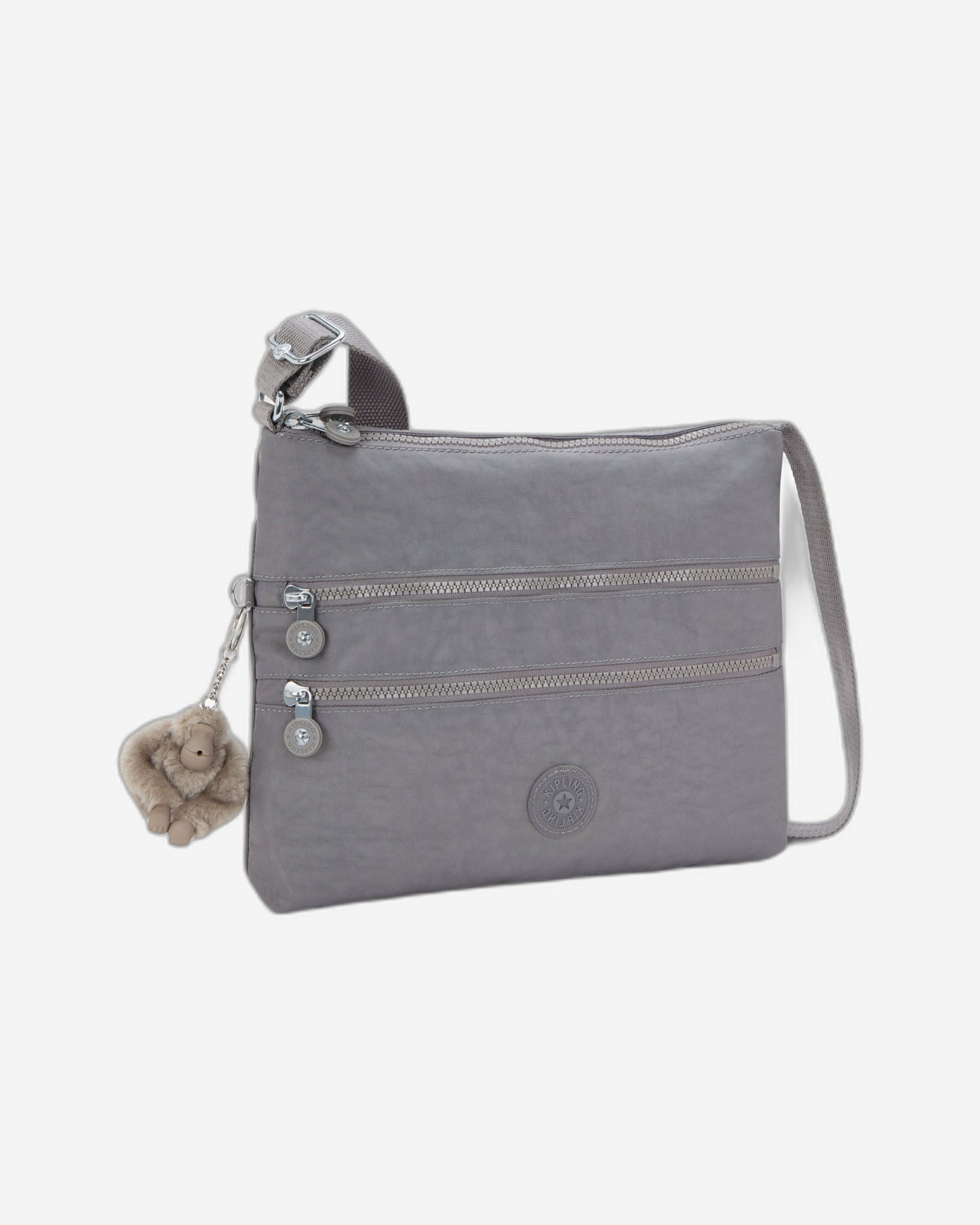 Kipling Alvar Inviting Grey Medium crossbody 13335-8DH