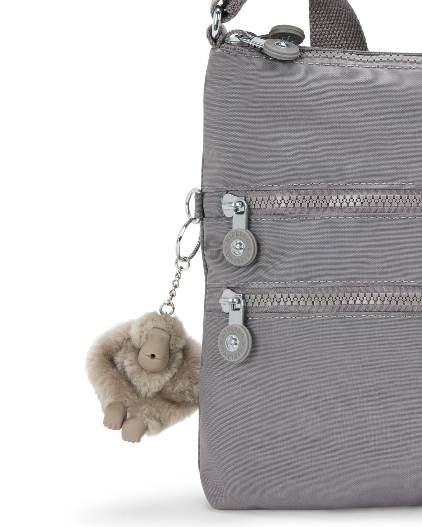 Kipling Alvar Inviting Grey Medium crossbody 13335-8DH
