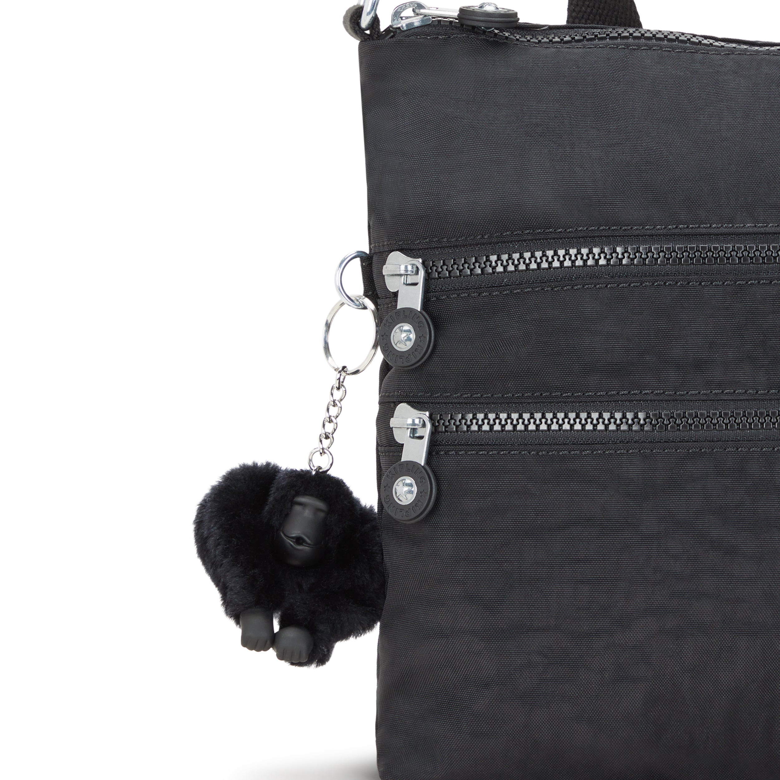Kipling Alvar Black Noir Medium Crossbody Bag C213335-P39